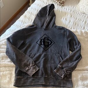 Dolce & Gabbana Charcoal Hoodie Sweater